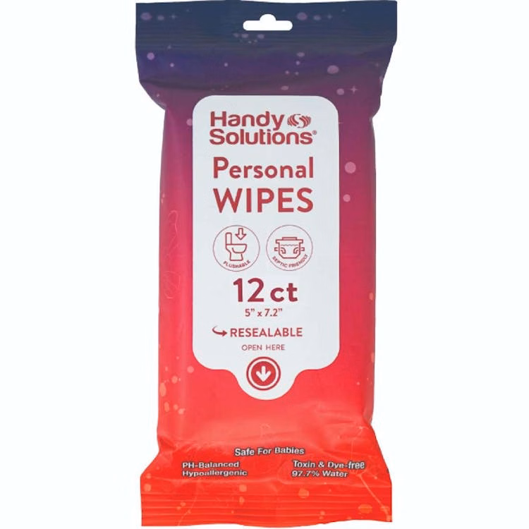 Soothing Aloe Personal Wipes - 12 Count
