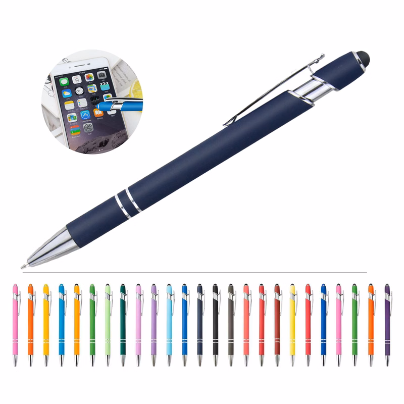 Dual-Function Metal Touch & Ballpoint Pen