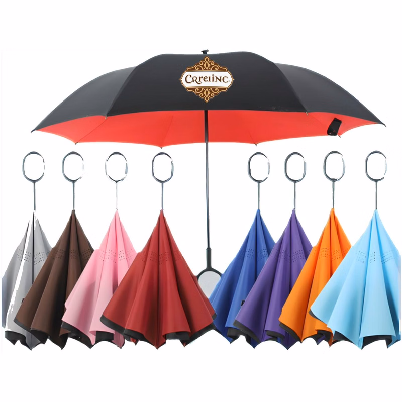 Manual Long Handle Reverse Umbrella