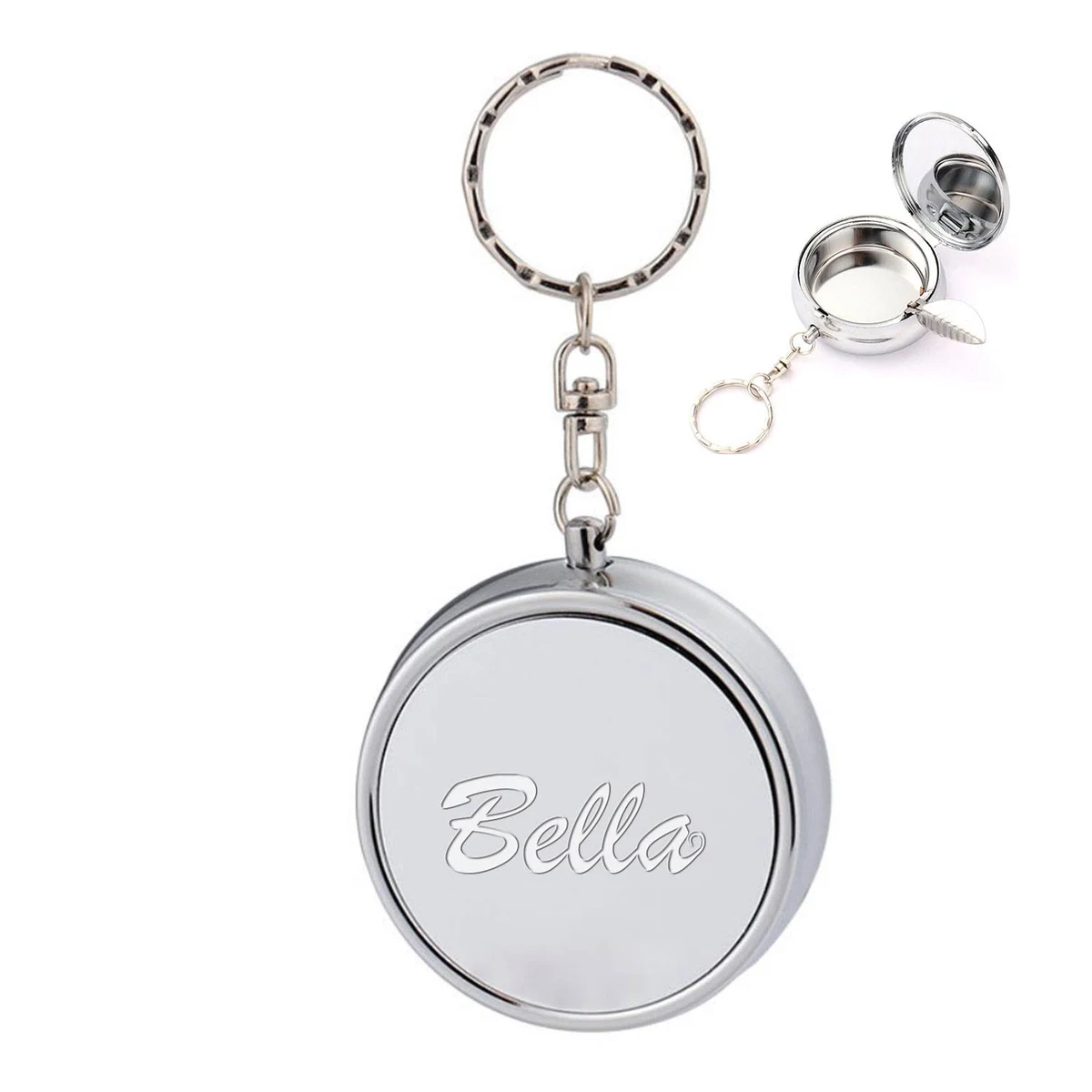 Metal Portable Ashtray Key Chain 1