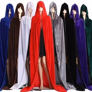 Robe Patrol Satin Hooded Capes For Halloween Witch Dress Up