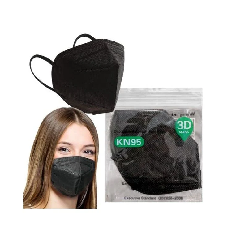 KN95 Masks - Black Individually Packaged 1
