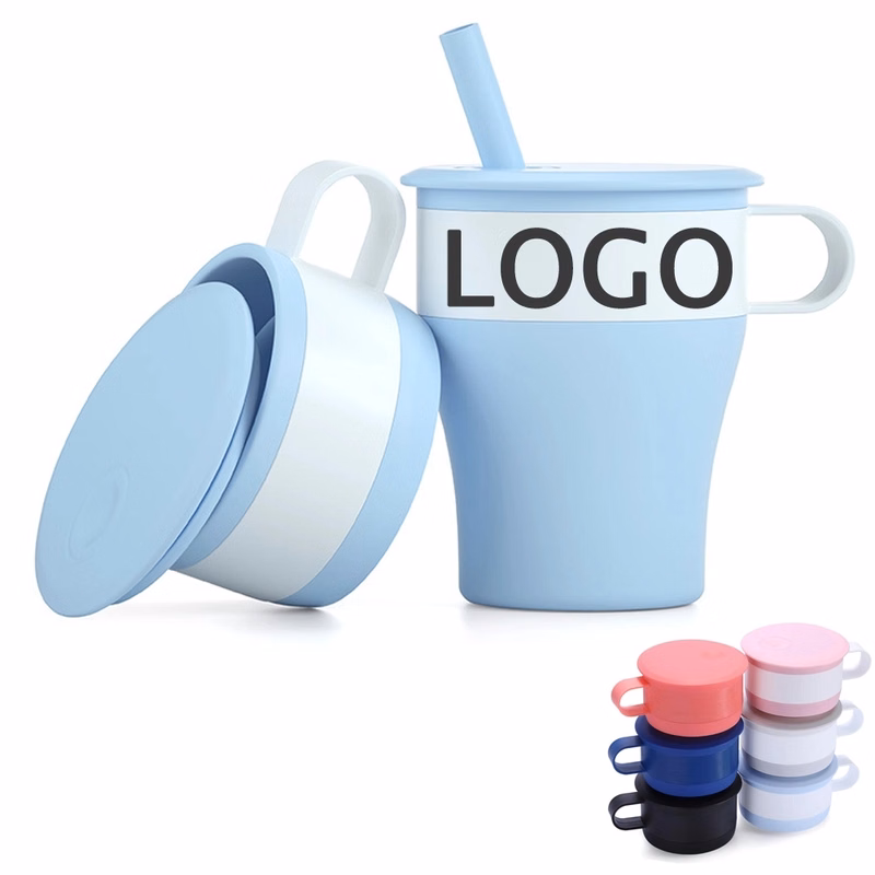 Custom Silicone Foldable Travel Cup & Reusable To-Go Bottle