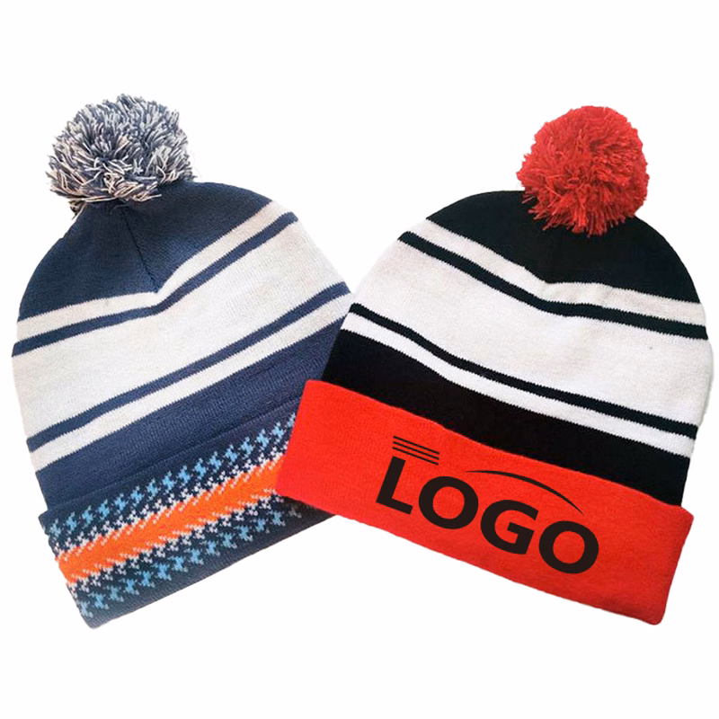 Winter Hat Pom Knit Beanie