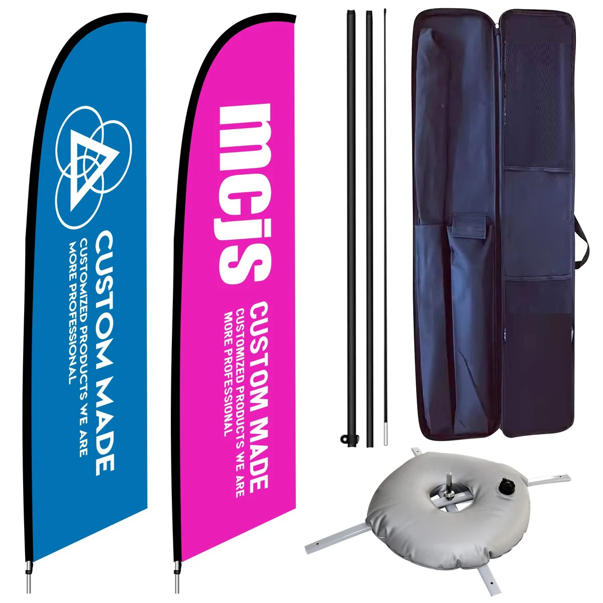 9 Ft Advertising Feather Flag Fit (Double-Sided) 1