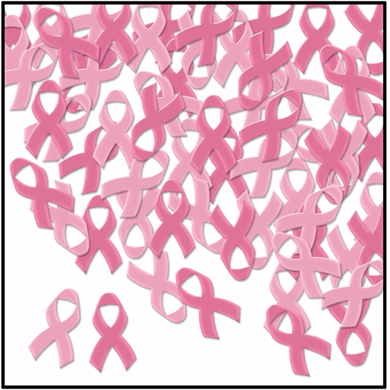 Fanci-Fetti Breast Cancer Awareness Pink Ribbons - 1 oz
