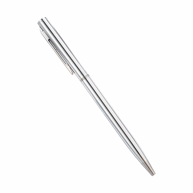 Metal Ballpoint Pen Twist Action Black Ink 5" Length