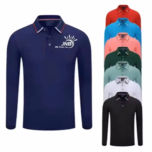 Men's Long Sleeve Performance Polo Shirt