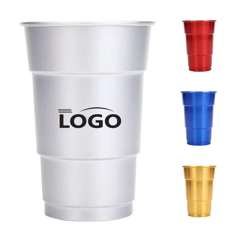 16oz Colorful Aluminum Stadium Cups 1