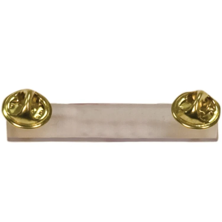 Double Post Bar Pin with 2-sided tape 1