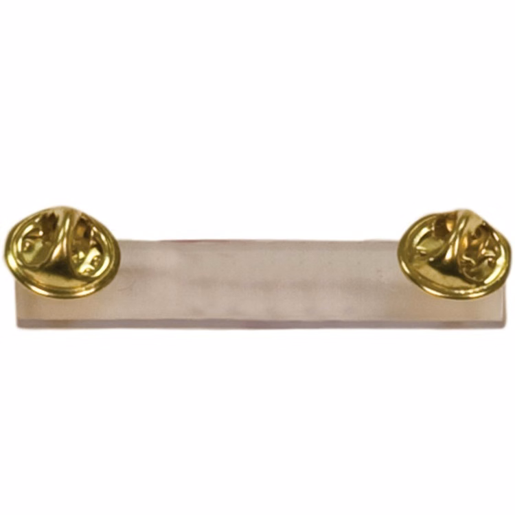 Double Post Bar Pin with 2-sided tape