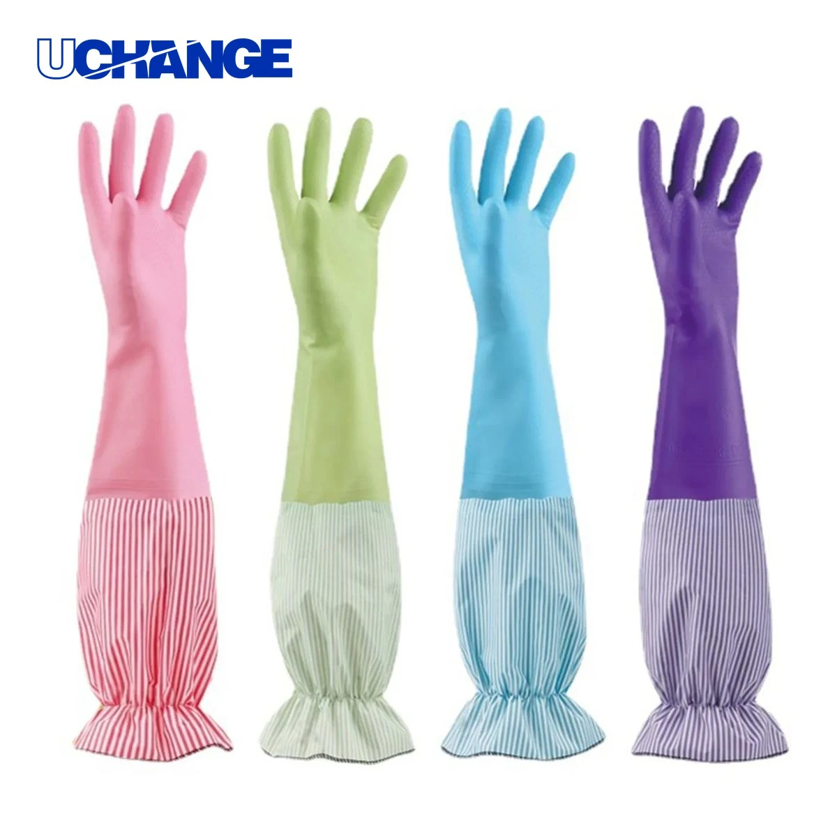 Long Cuff Dishwashing Gloves 1