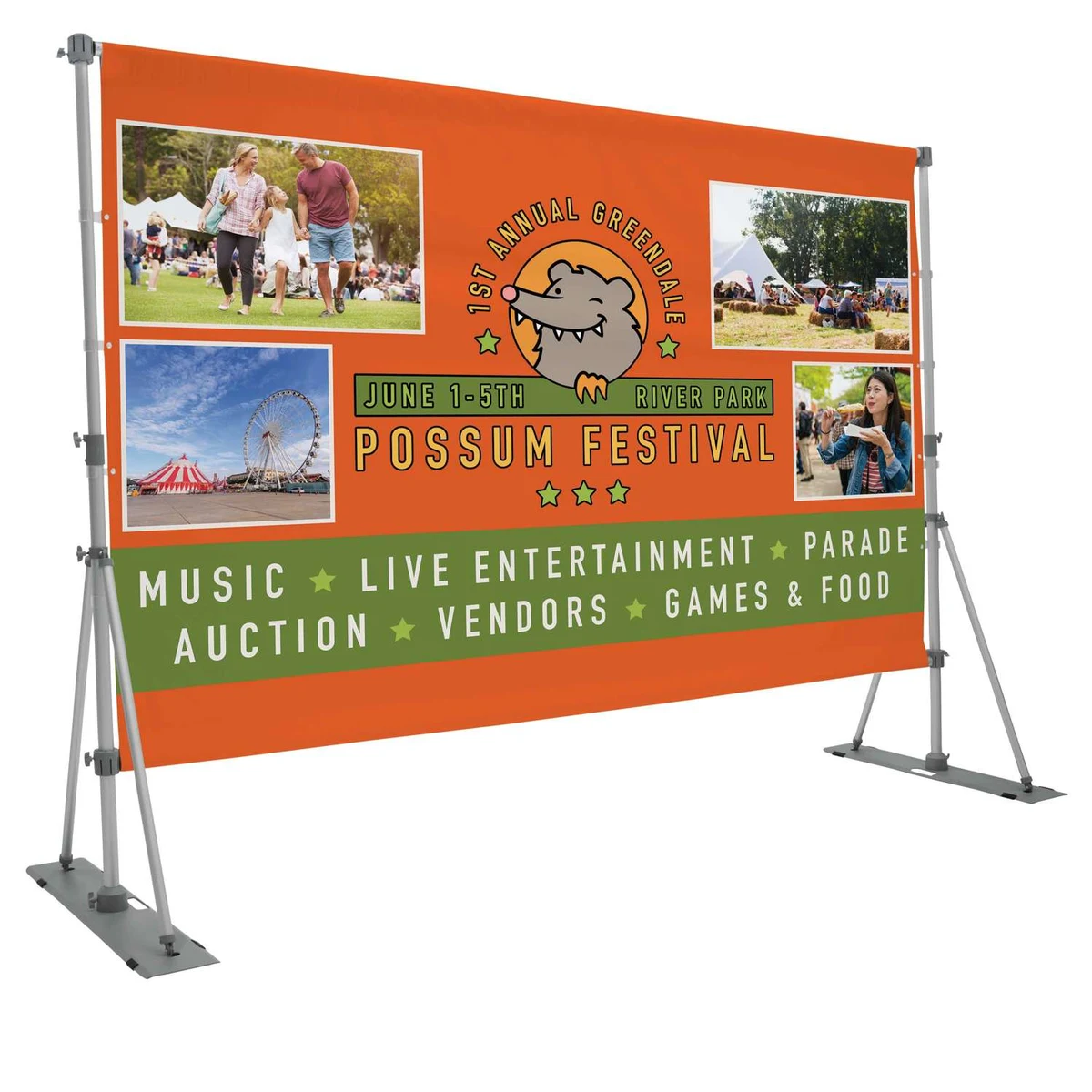 Headliner Banner Display Kit (Backlit Woven Polyester) 1