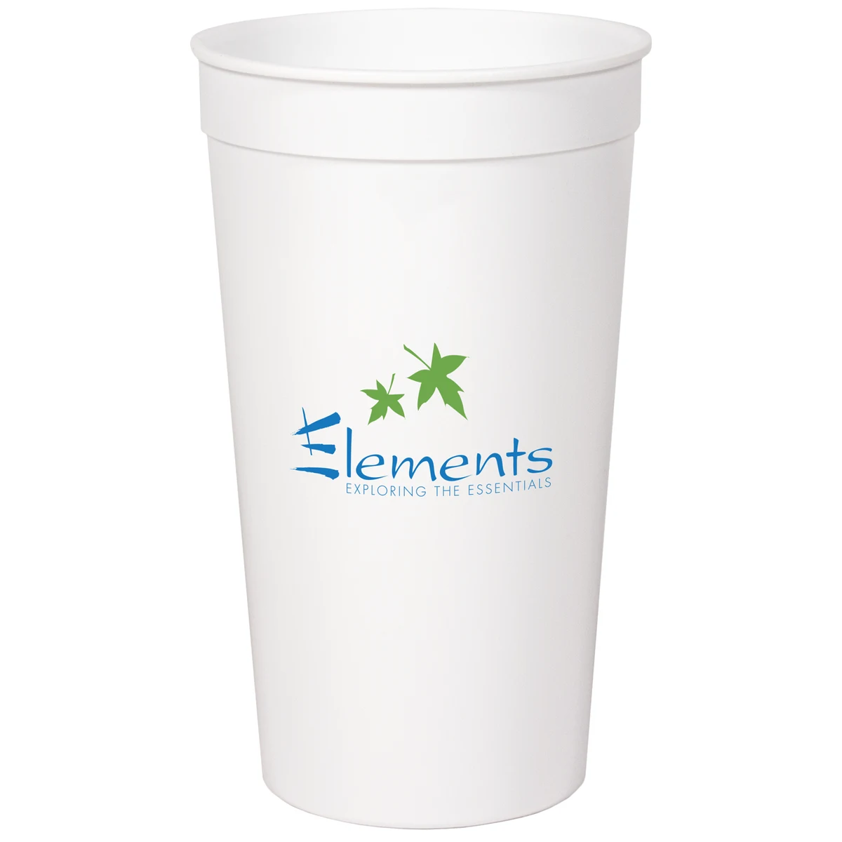 32 oz. Smooth White Stadium/Souvenir Cup 1