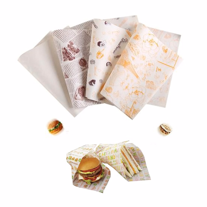 Sandwich Hamburger Wrapper Paper Deli Wrapping Tissue