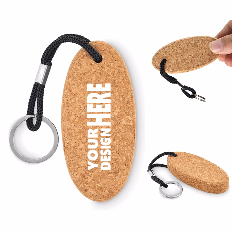 Floating Cork Key Ring