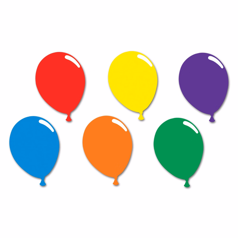 Printed Balloon Silhouettes