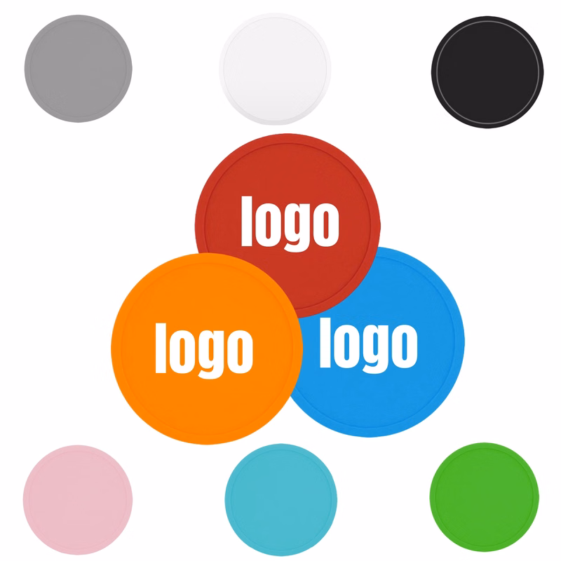Durable Silicone Drink Coaster ?C UV Logo, Bulk Pricing
