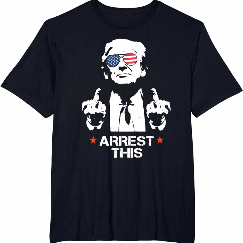 President Donald Trump Middle Finger T-Shirt