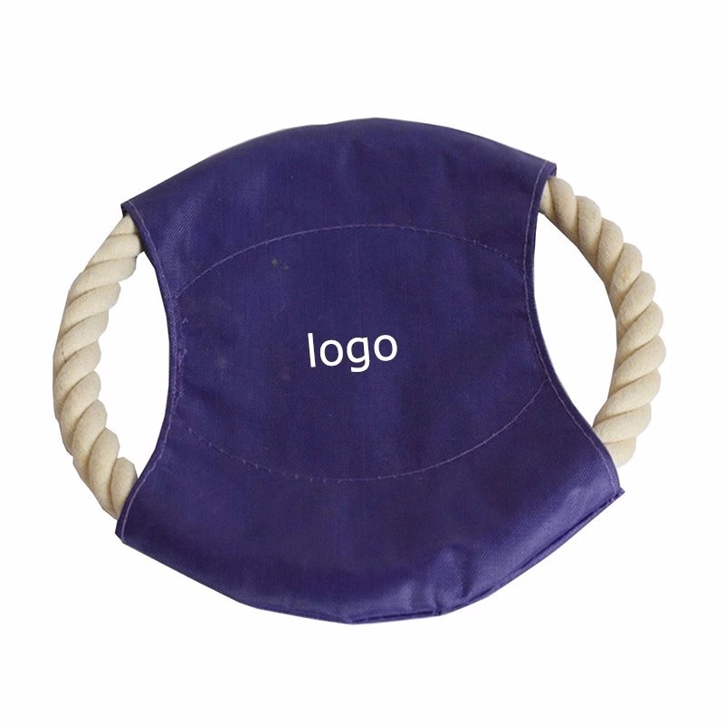 Pet Flying Disc With Cotton Rope