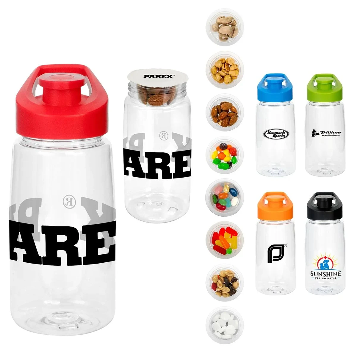 Easy Pour 18 oz. Recycled Snack Bottle 1