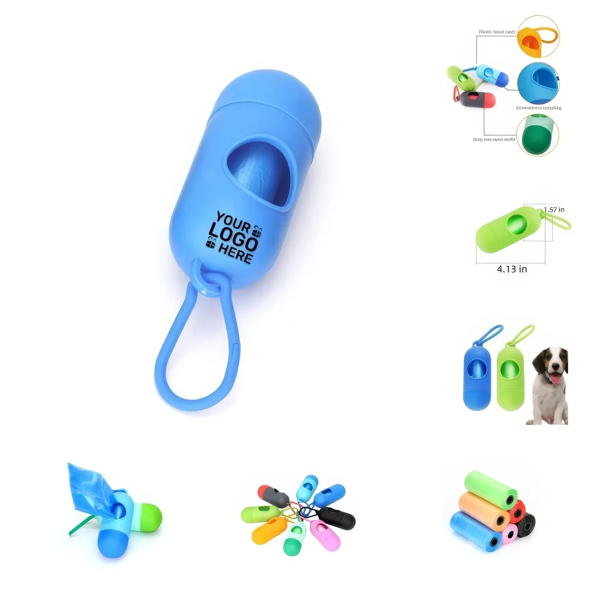 Capsule Shape Pet Waste Bag Dispenser 1