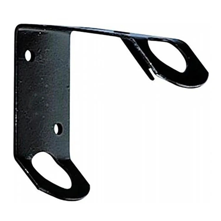 Black Stamped Steel Bracket-For Pole Sizes 3/8" to 5/8" 1