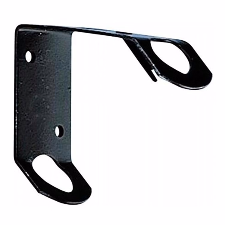 Black Stamped Steel Bracket-For Pole Sizes 3/8" to 5/8"