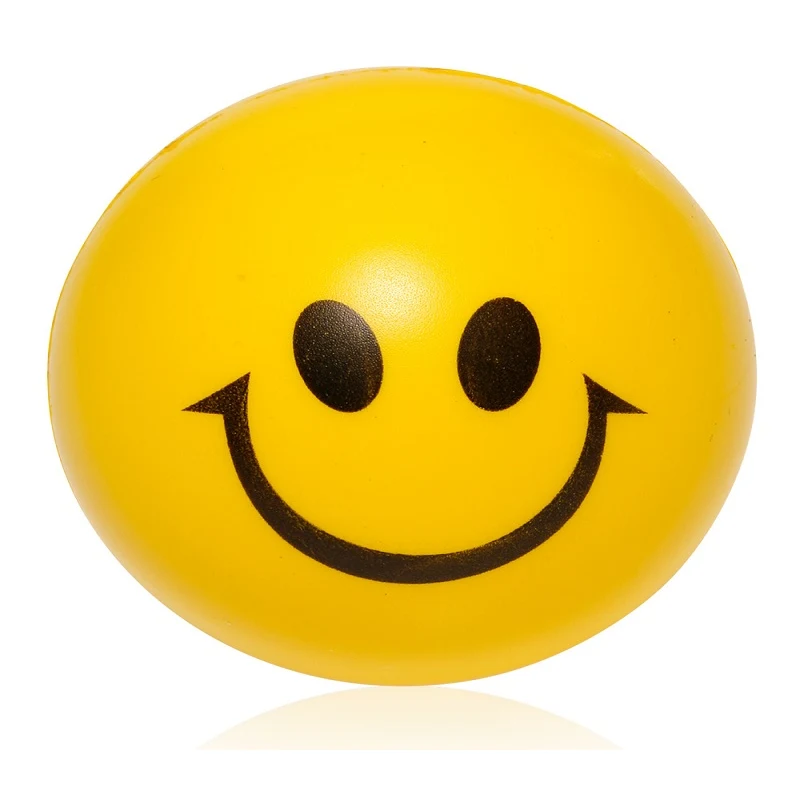 Smiley Face Shaped Stress Reliever Ball 1