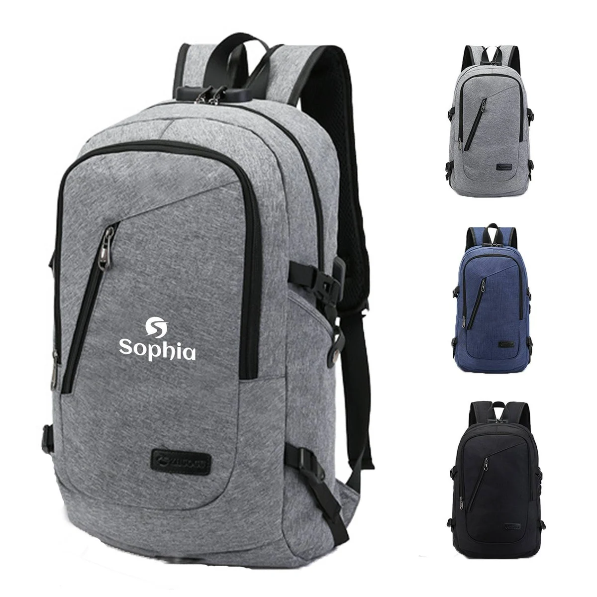 Large Students Laptop Backpack 1