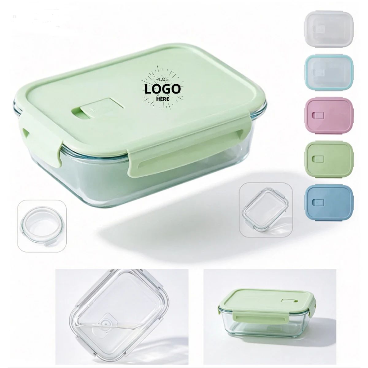 Microwave?Safe Glass Lunch Container 1
