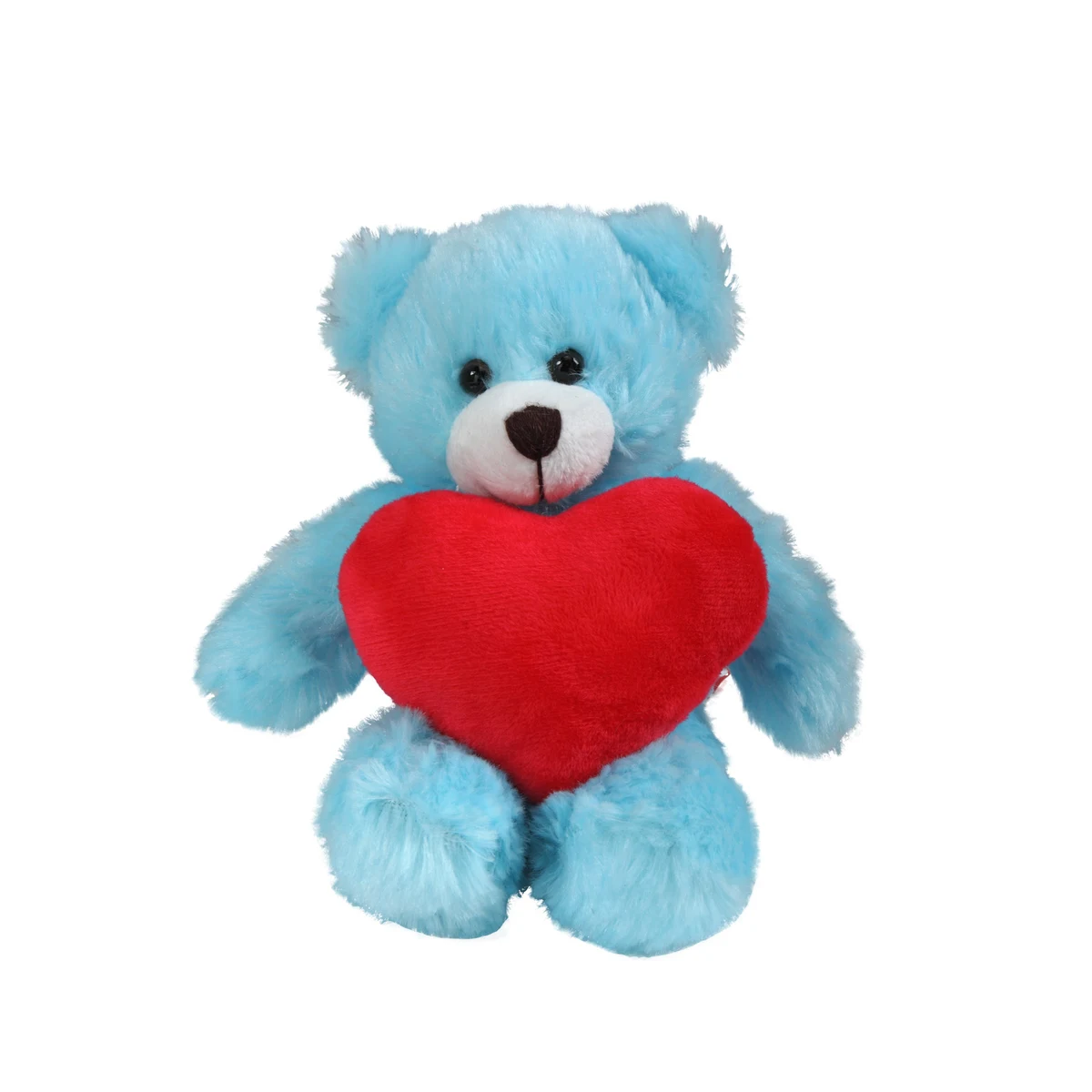 soft plush Blue Bear with heart 1