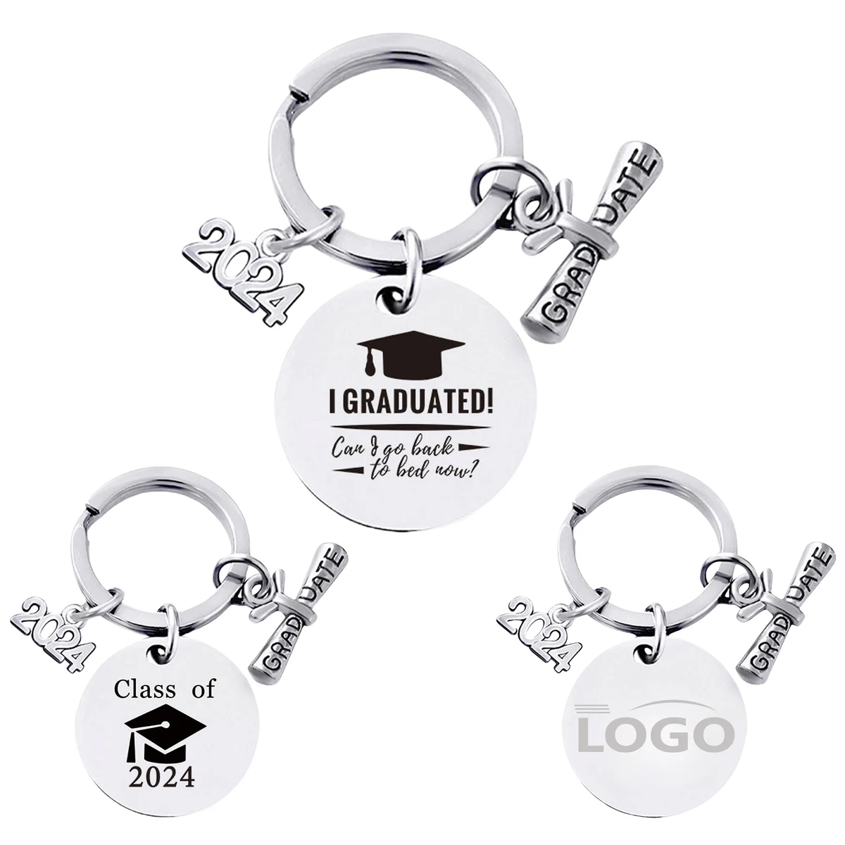 Titanium Steel Keychain Gift MOQ20 1