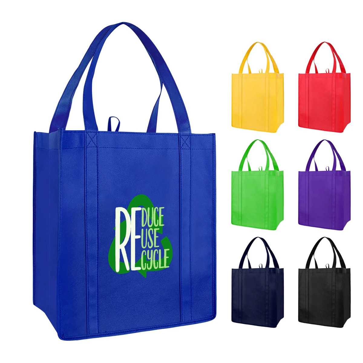 Large Grocery Non-Woven Tote(Ocean) 1
