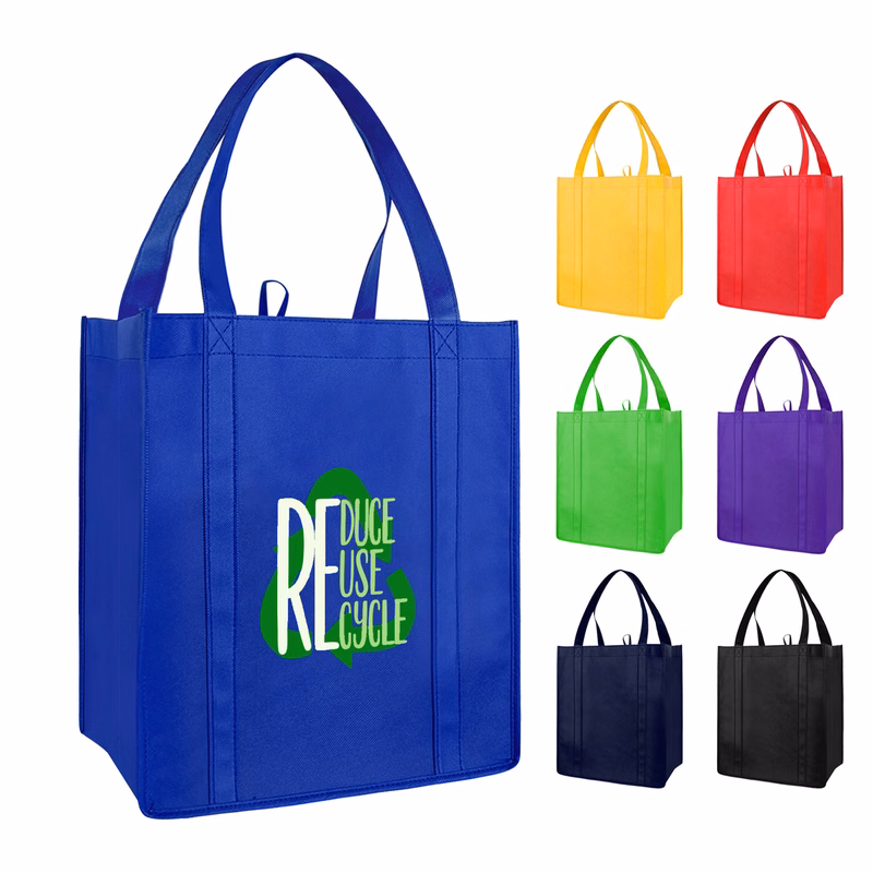 Large Grocery Non-Woven Tote(Ocean)
