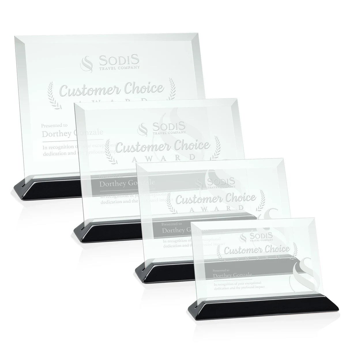 Embassy Award - Jade/Black (Horiz) 1