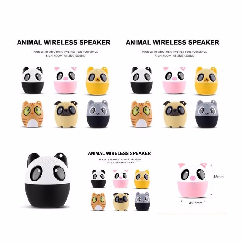 Pet Mini Bluetooth Animal Wireless Speaker
