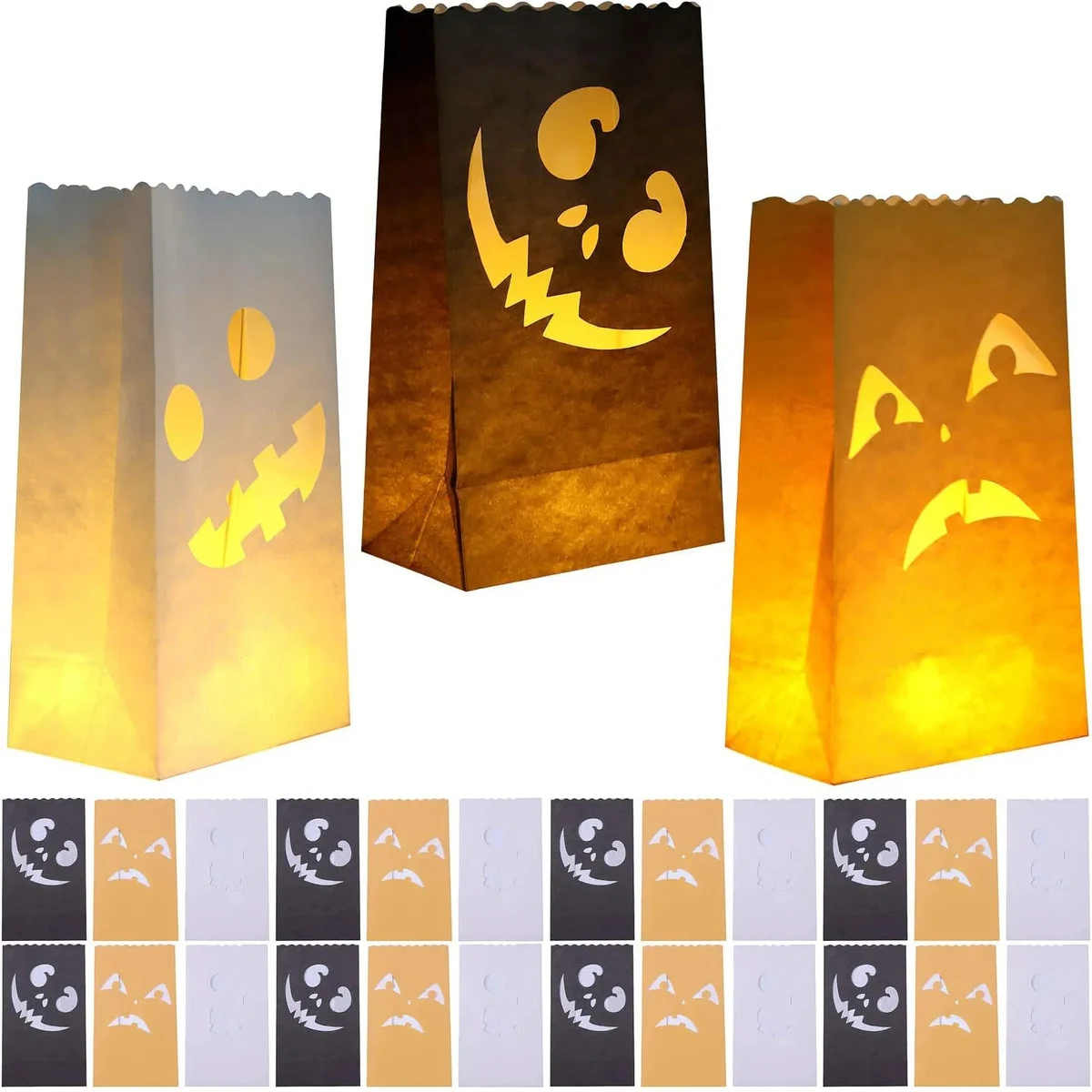 Hollow Paper Luminary Bag 1