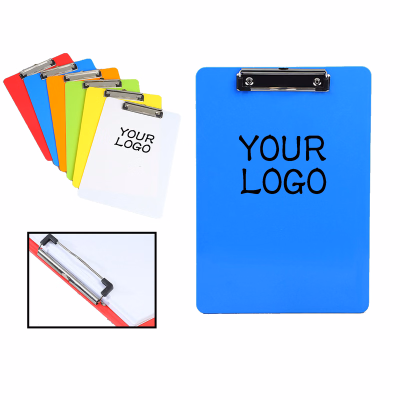 MOQ 20 PCS Plastic Clipboard With Clip
