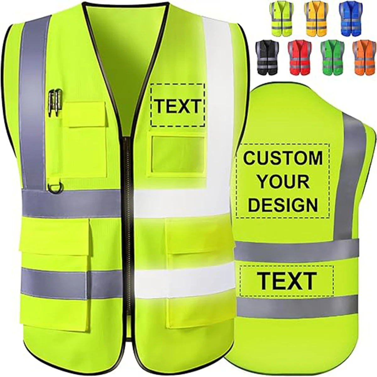 Safety Reflective Vest With Pocket 1