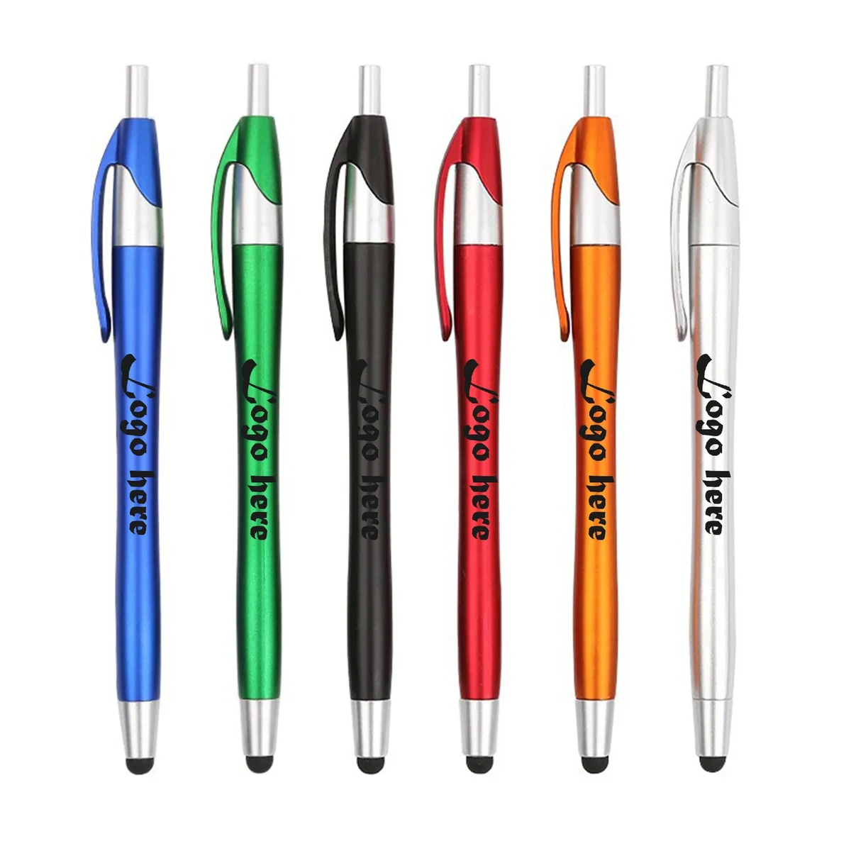 2 In 1 Plastic Ballpoint Pen With Stylus Touch 1