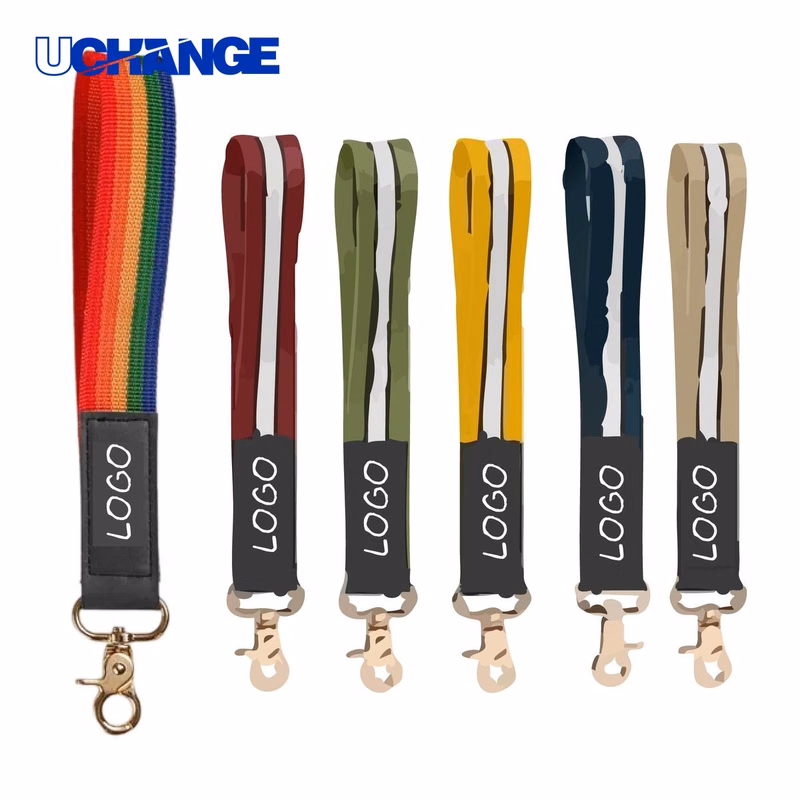 Polyester Wrist Strap Keychain