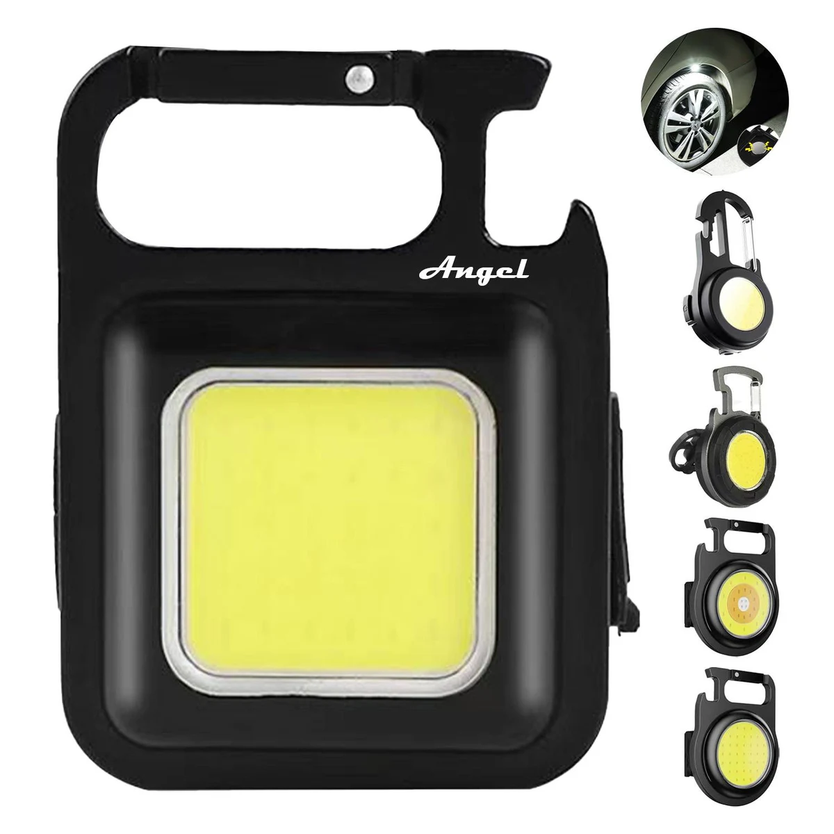 Rechargeable Mini Flashlight With Buckle 1
