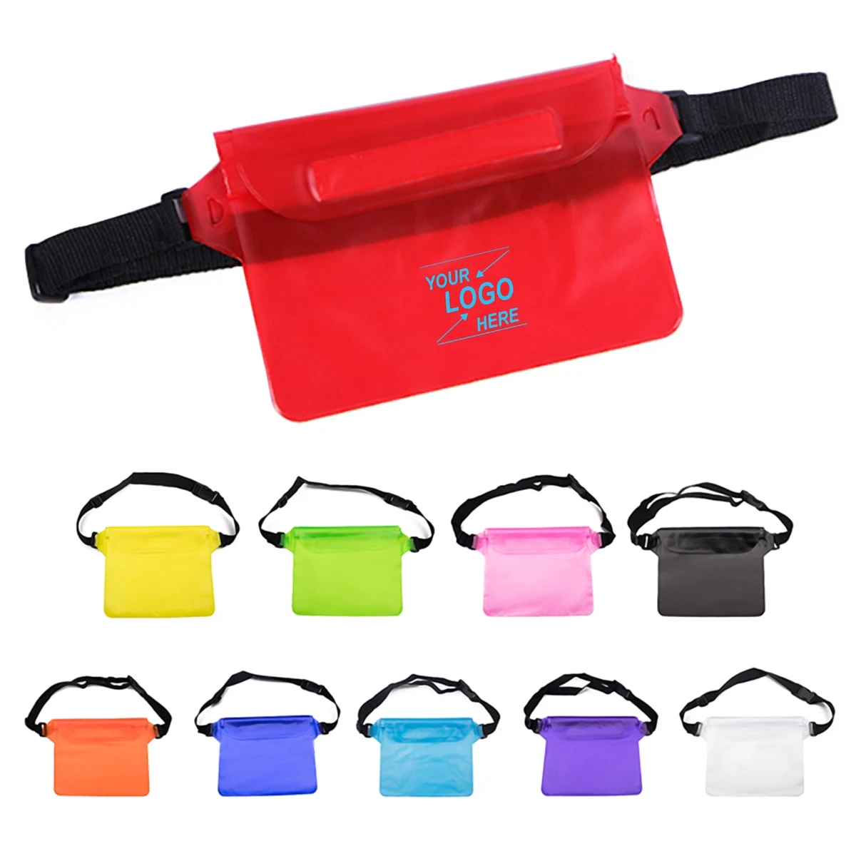 Waterproof Polycarbonate Cell Phone Waist Bag 1