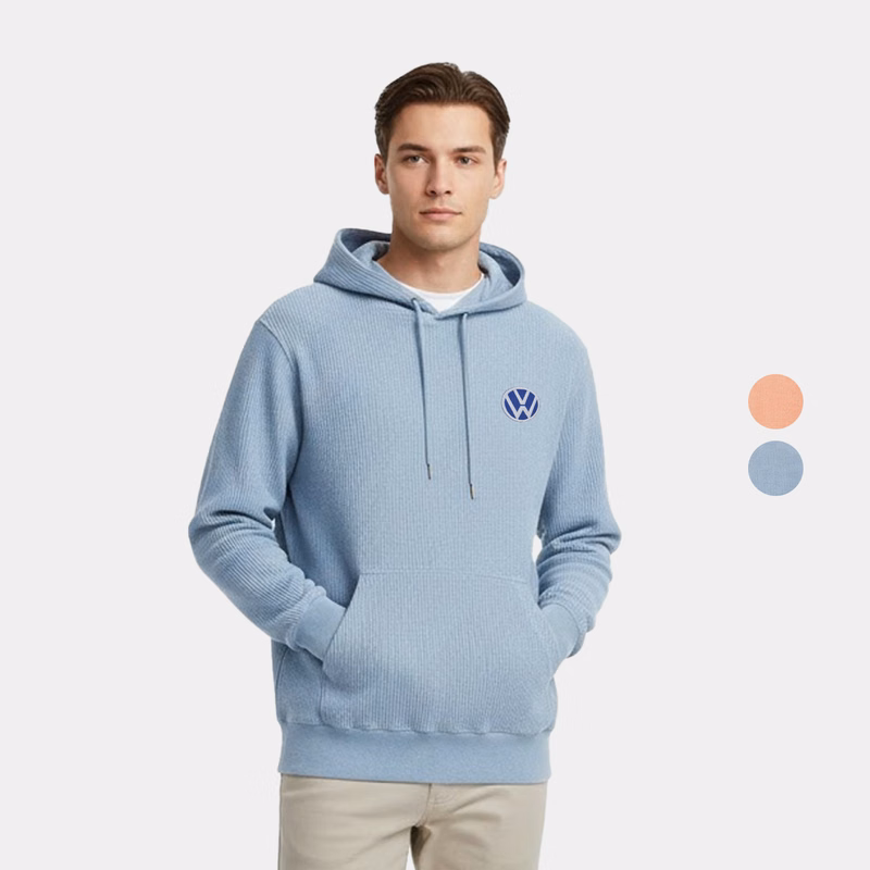 Mood & Vibe™ Carter Cotton-Poly Corded Hooded Sweatshirt