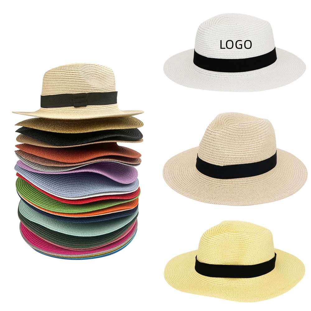 Colorful Cowboy Straw Woven Hat 1