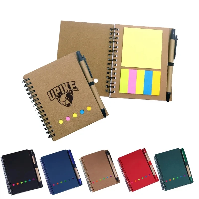 Eco Magnetic Notebook with Sticky Notes & Pen 1