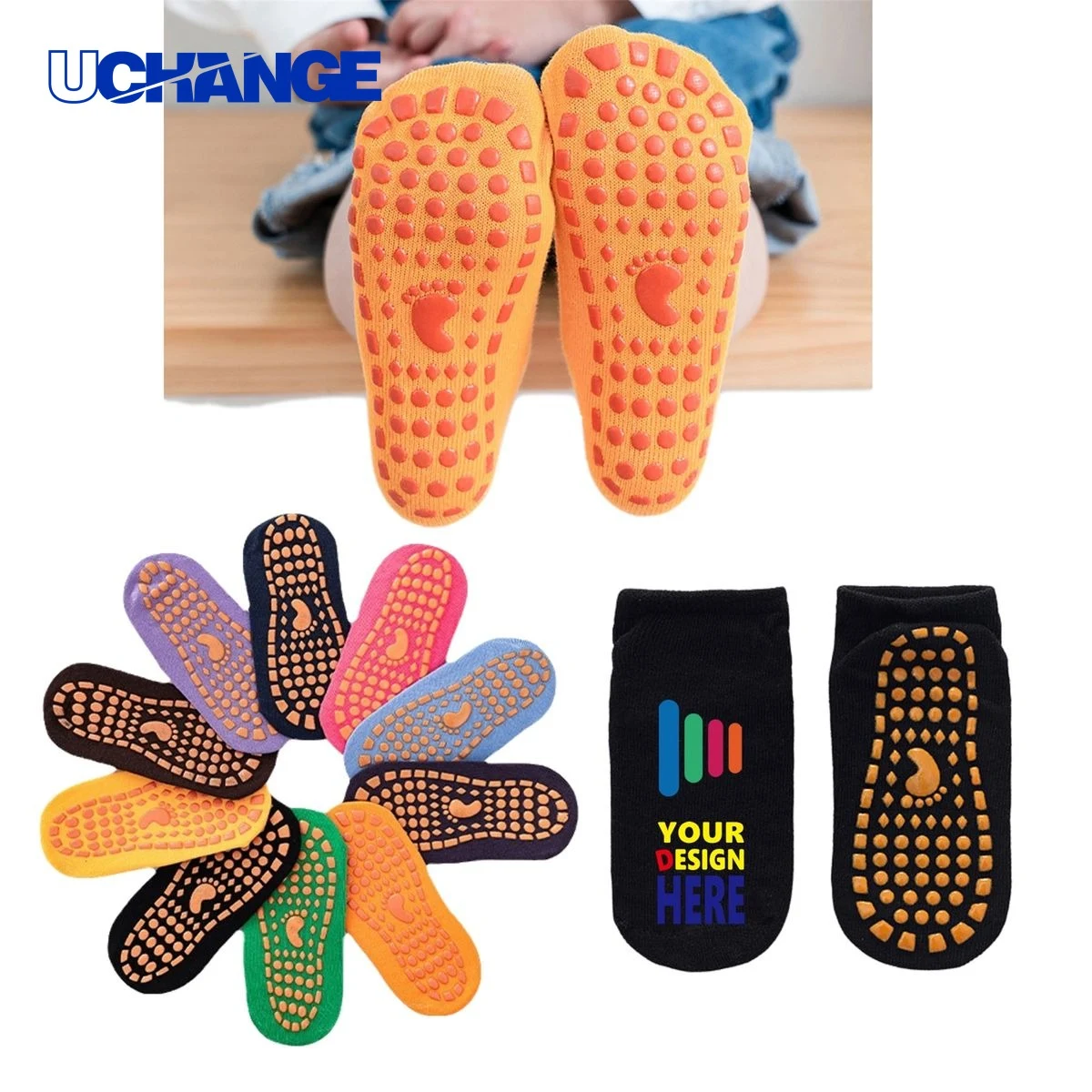 Kids Non-Slip Grip Socks 1