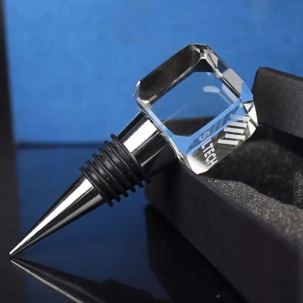 Crystal Square Wine Bottle Stopper