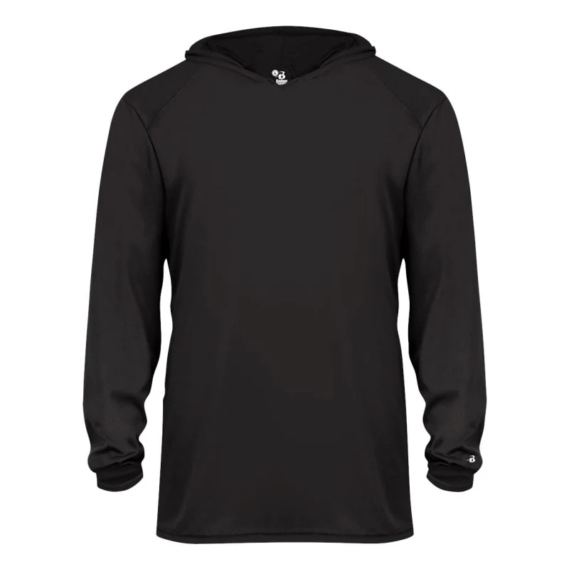 Badger Youth B-Core Long Sleeve Hooded T-Shirt - 2105 1